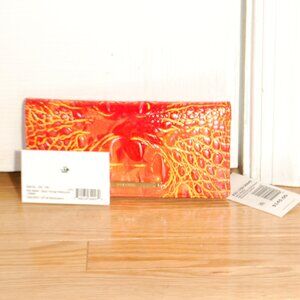 NWT Brahmin Ady Wallet Spicy Orange Melbourne